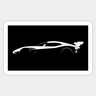 Aston Martin Vulcan Silhouette Sticker